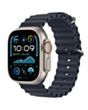 Kəmər Apple Navy Ocean Band Natural Titanium Finish / MXTH3ZM/A