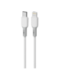 Кабель Euroacs USB Type-C to Lightning 1 м 20W EUC-Z014 White