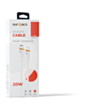 Naqil Euroacs USB Type-C to Lightning 1 m 20W  EU-Y11C White