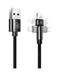 Кабель Usams US-SJ476 U60 USB Type-A to Lightning 1 м SJ476USB01 Black