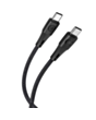 Кабель Euroacs EU-Y12 Braid USB Type-C to USB Type-C 1 м 45W ACHRKA410112 Black