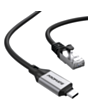 Naqil Promate Ethernet (RJ-45) to USB Type-C CLINK-RJ45 Black, Grey