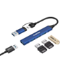 Ötürücü Canyon Hub DS-02 4in1 USB-A/C Blue CNS-TDS02BL