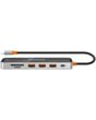 USB Hub Canyon DS-13 7 in 1 4K USB-C CNS-TDS13 Space Grey