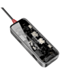 USB-хаб Promate Transparent Ultra 8in1 TRANSHUB-MINI Black, Grey