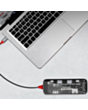 USB-хаб Promate Transparent Ultra 8in1 TRANSHUB-MINI Black, Grey
