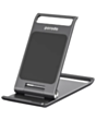 Porodo alum alloy foldable mobile stand Grey / PD-ALFMB-GY