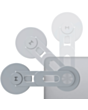 Magssory Magnet Phone Holder Flex ACM001 Dark Grey