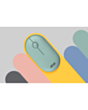 Mouse 2E MF300 Silent 2E-MF300WGN Ashen Green