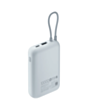 Power Bank Xiaomi 10000 mAh Integrated Cable Ice Blue P15ZM / BHR9073GL