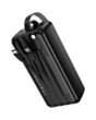Power Bank Borofone Clever BJ79B 30000 mAh Integrated Cable Black