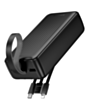 Power Bank Borofone Clever BJ79B 30000 mAh Integrated Cable Black