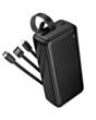 Power Bank Borofone Clever BJ79B 50000 mAh Integrated Cable Black