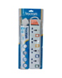 Uzadıcı Voltam 1.5 m VP-31 A14 Way Universal Type Power Strip	