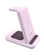 Беспроводное зарядное устройство Canyon Wireless Charger 3 in 1 Pink CNS-WCS304IP