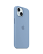 Qoruyucu örtük Apple iPhone 15 Plus Silicone Case W/MagSafe Winter Blue MT193ZM/A