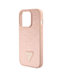 Qoruyucu örtük Guess Croco iPhone 15 Pro Max Pink GUHCP15XPCRTHCP