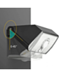 Smart solar wall lights - mini black SLRT-0900