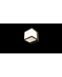 Smart solar portable wall lights - cube black SLRT-0123