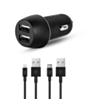 Ttec Car Charger Dual USB 3.1A + Lightning and Type-C Cable / 2CKS21DS