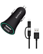 Avtomobil üçün adapter Usams US-CC013 Dual USB 21CHGC01