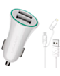 Avtomobil üçün adapter Usams US-CC013 Dual USB 21CHGC01