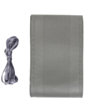 Sükan üçün örtük Nurmani 38 sm Half Hole Style Grey