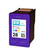 Kartric HP 28 Tricolor Inkjet Cartridge (C8728AE)