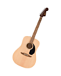 Elektrikli akustik gitara Fender Debut Redondo Ce Drednaught Natural
