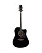 Elektrikli akustik gitara Ibanez PF15ECE-BK