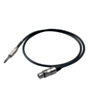 Proel BULK200LU5 6.3 mm mono jack - XLR female / 5 m