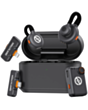 Blogger mikrofonu Hollyland LARK M2S Ultimate Combo USB Type-C RX + Lightning RX