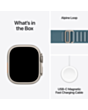 Smart saat Apple Watch Ultra 3 Cellular 49mm M MEWM4QI/A Natural Titanium