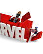 LEGO Super Heroes Marvel Logo and Minifigures 76313 / 5702017817866