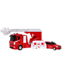 Игрушечная машинка Rastar 1:24 Mercedes-Benz Antos Fire Engine & Rescue Car 2 in 1 6930751314887