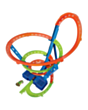 Hot Wheels HW Spiral Speed Crash HGV67 194735058310