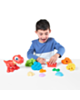 Zuru S001-Smashers Junior-Dino Dig-Series 1 Large Egg, 4Pcs, No inner, STD Color Assortment 193052057457