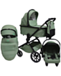 Uşaq arabası Kidilo H9-2 3in1 Green