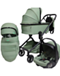 Uşaq arabası Kidilo H9-2 3in1 Green