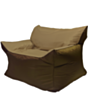Пуф Pouffe DDS101 Коричневый, Бежевый