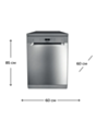Посудомоечная машина Hotpoint HFC 3C41 CW X