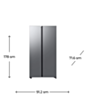 Soyuducu Samsung RS70F65Q1TWT
