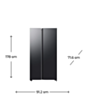 Soyuducu Samsung RS70F65Q1FWT