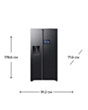 Холодильник Samsung Bespoke RS90F65D1FWT