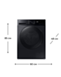 Стиральная машина Samsung WD90DG5G34BBLP