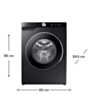 Стиральная машина Samsung WW90DG6U34LBLP