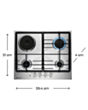 Plitə Electrolux KGM64311X