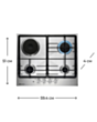 Варочная поверхность Electrolux KGM64311X