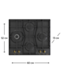 Варочная поверхность Gorenje GW6D42CLB