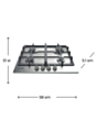 Plitə Indesit THP 641 IX/I